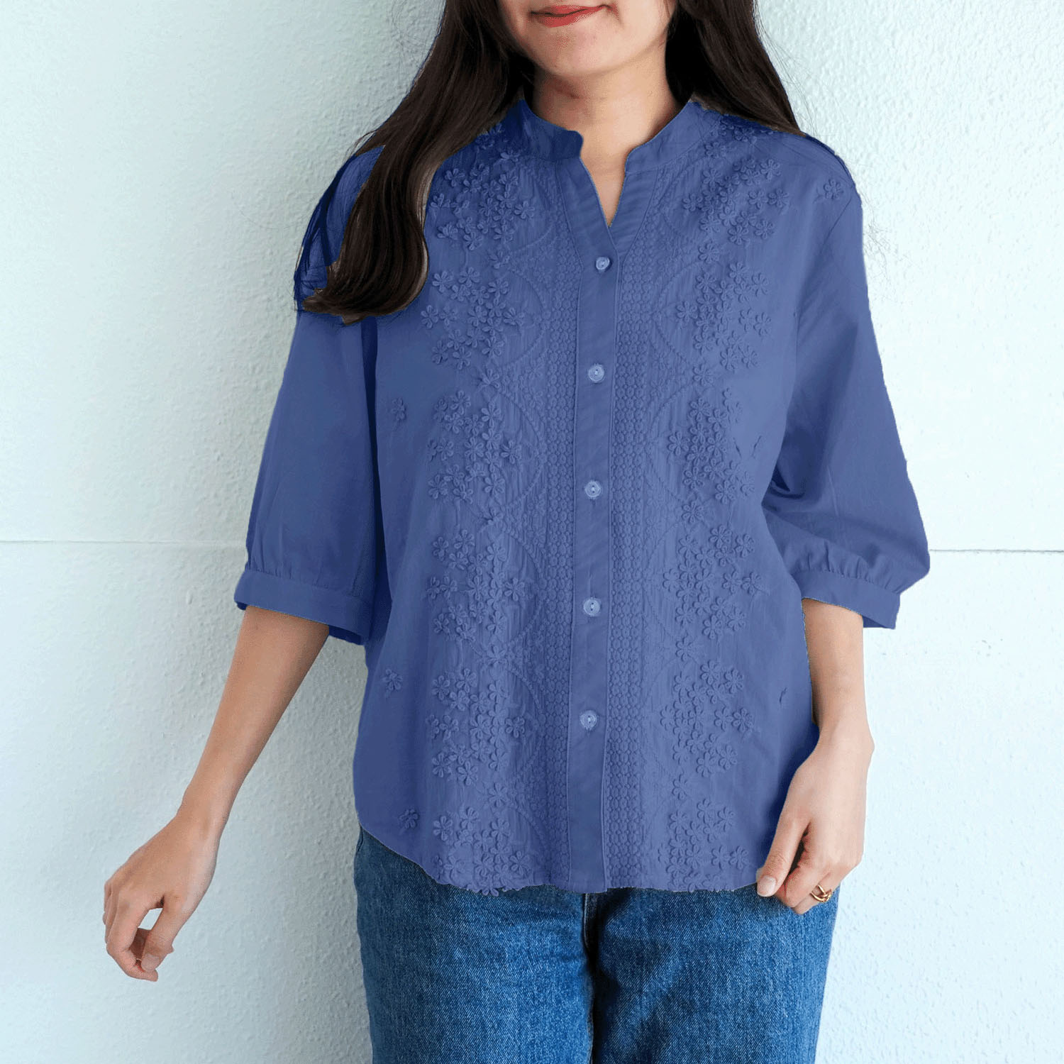 3D刺繍ブラウス - 画像21