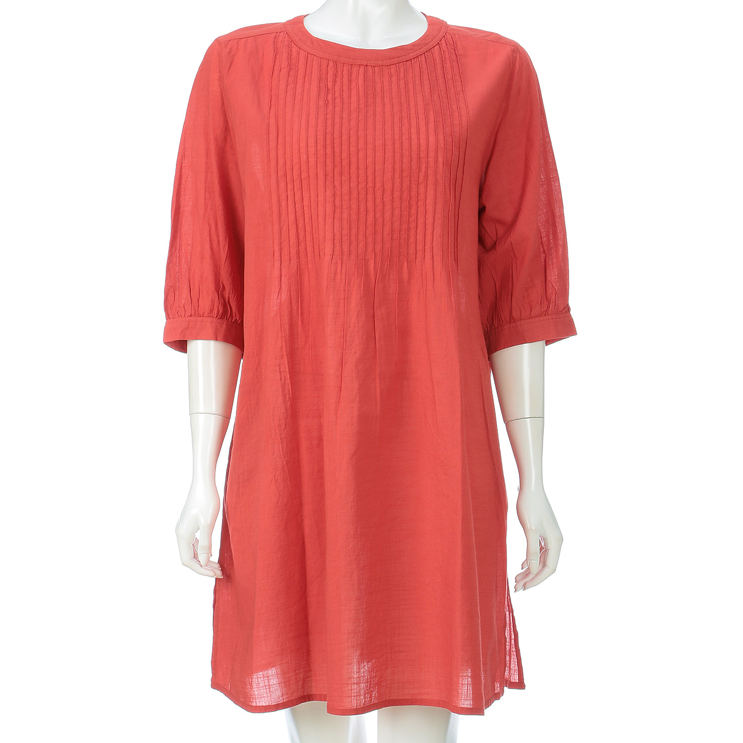 綿ピンタックワンピース - 画像3