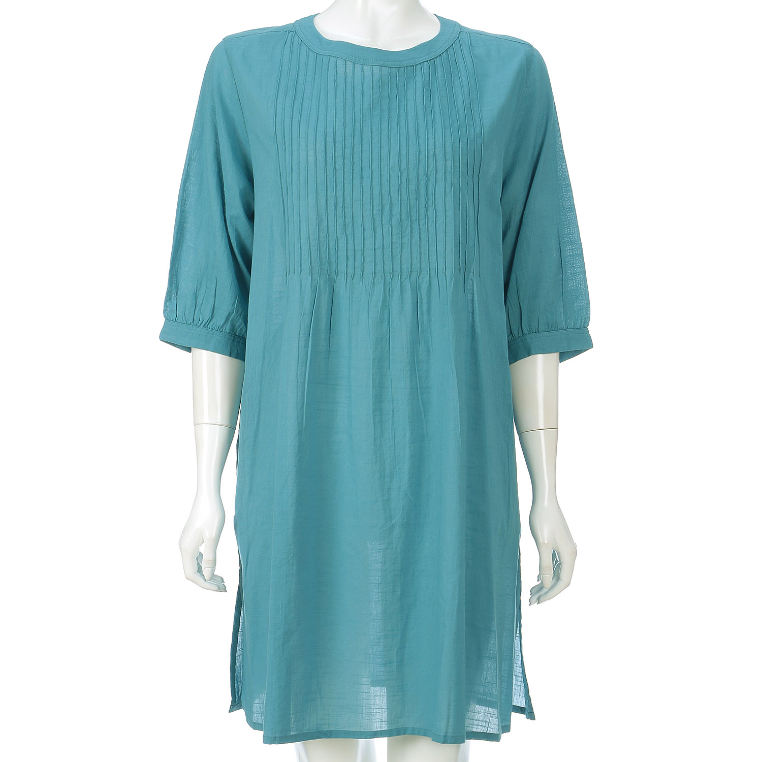 綿ピンタックワンピース - 画像9