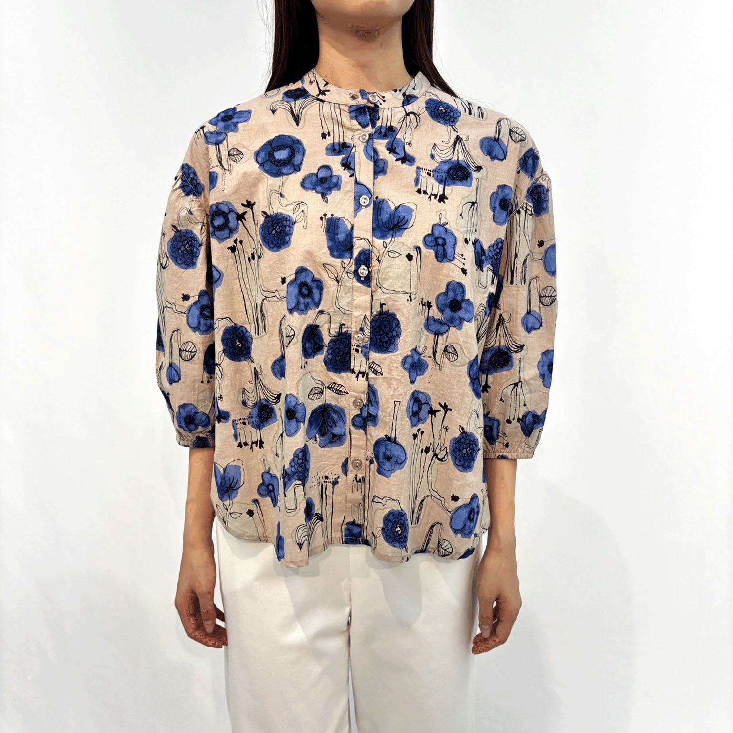 プリントブラウス - 画像3