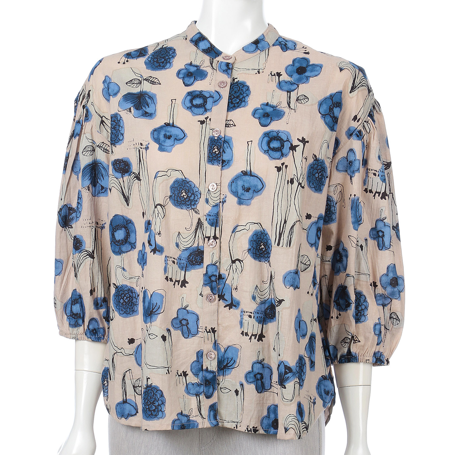 プリントブラウス - 画像4