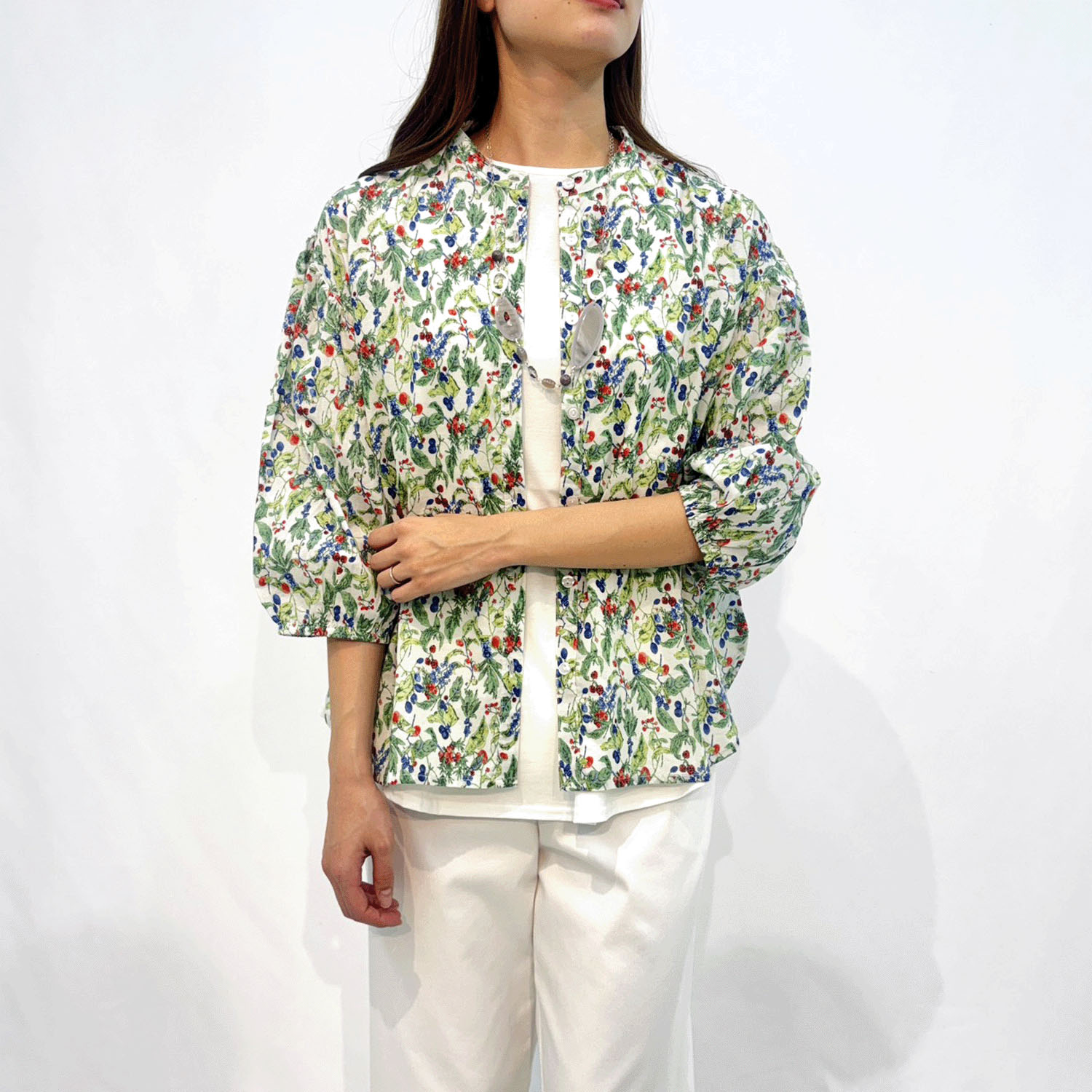 プリントブラウス - 画像2