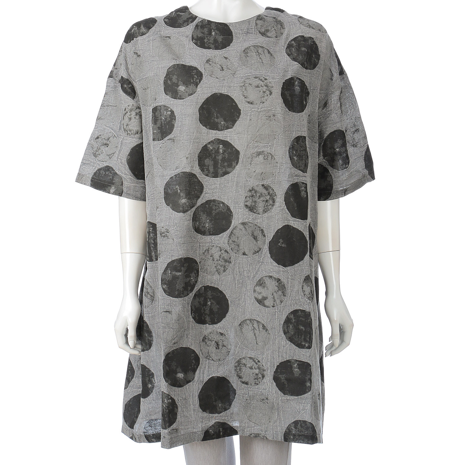 ドットプリントチュニック