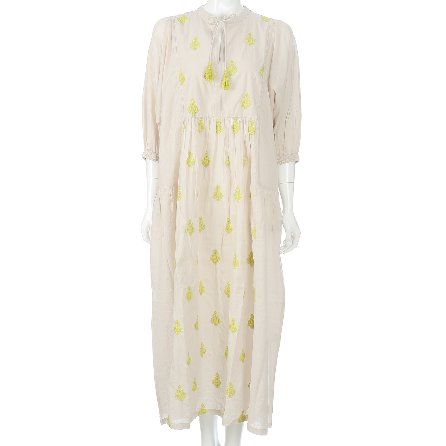 アラベスク刺繍 ドルマンワンピース - 画像2