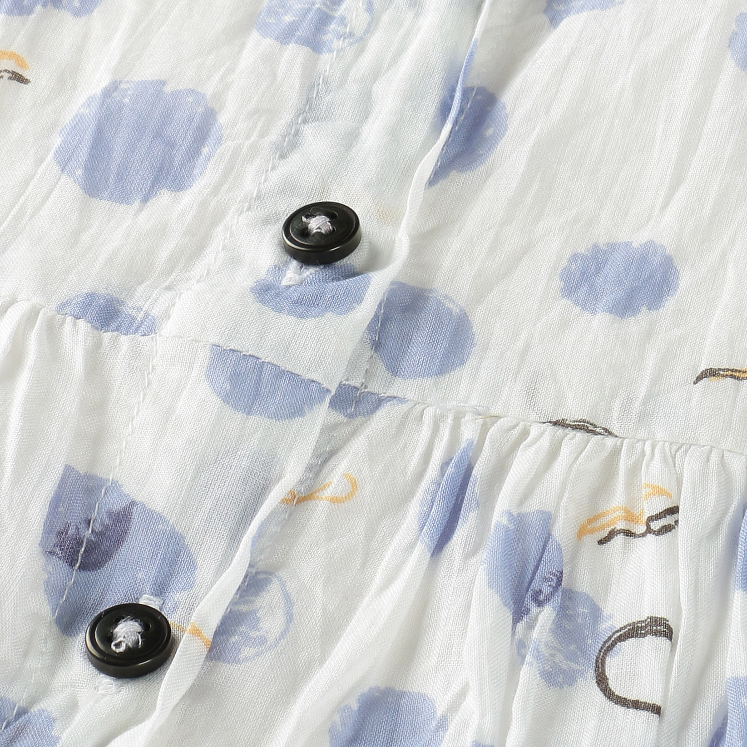 シャワードットプリント 2WAYギャザーブラウス - 画像4