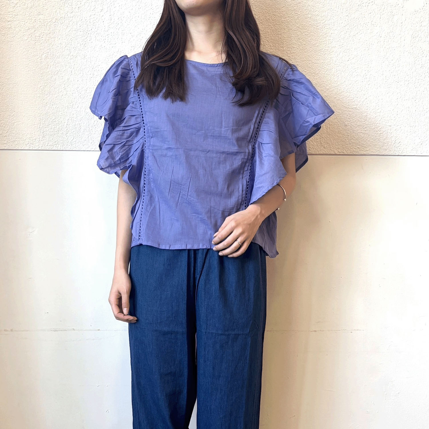 【LUPILIEN】 フリルブラウス