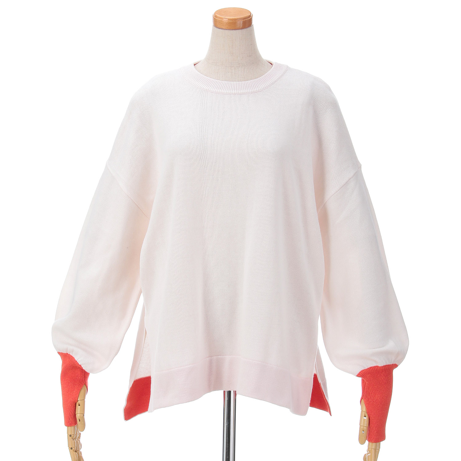 【Insta Live】vingtrois 配色ニットプルオーバー - 画像10