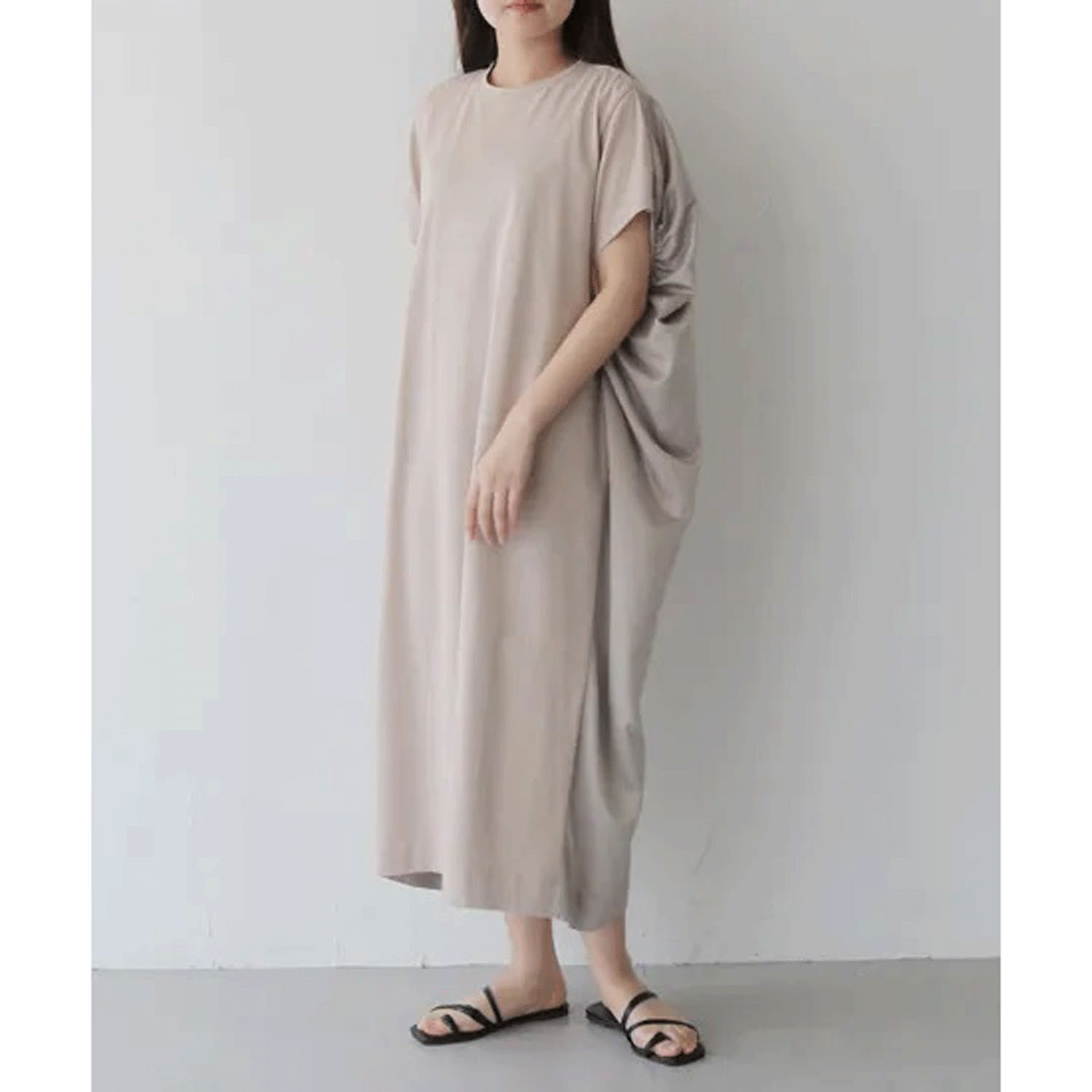 Vingtrois 異素材切替ドレス - 画像11