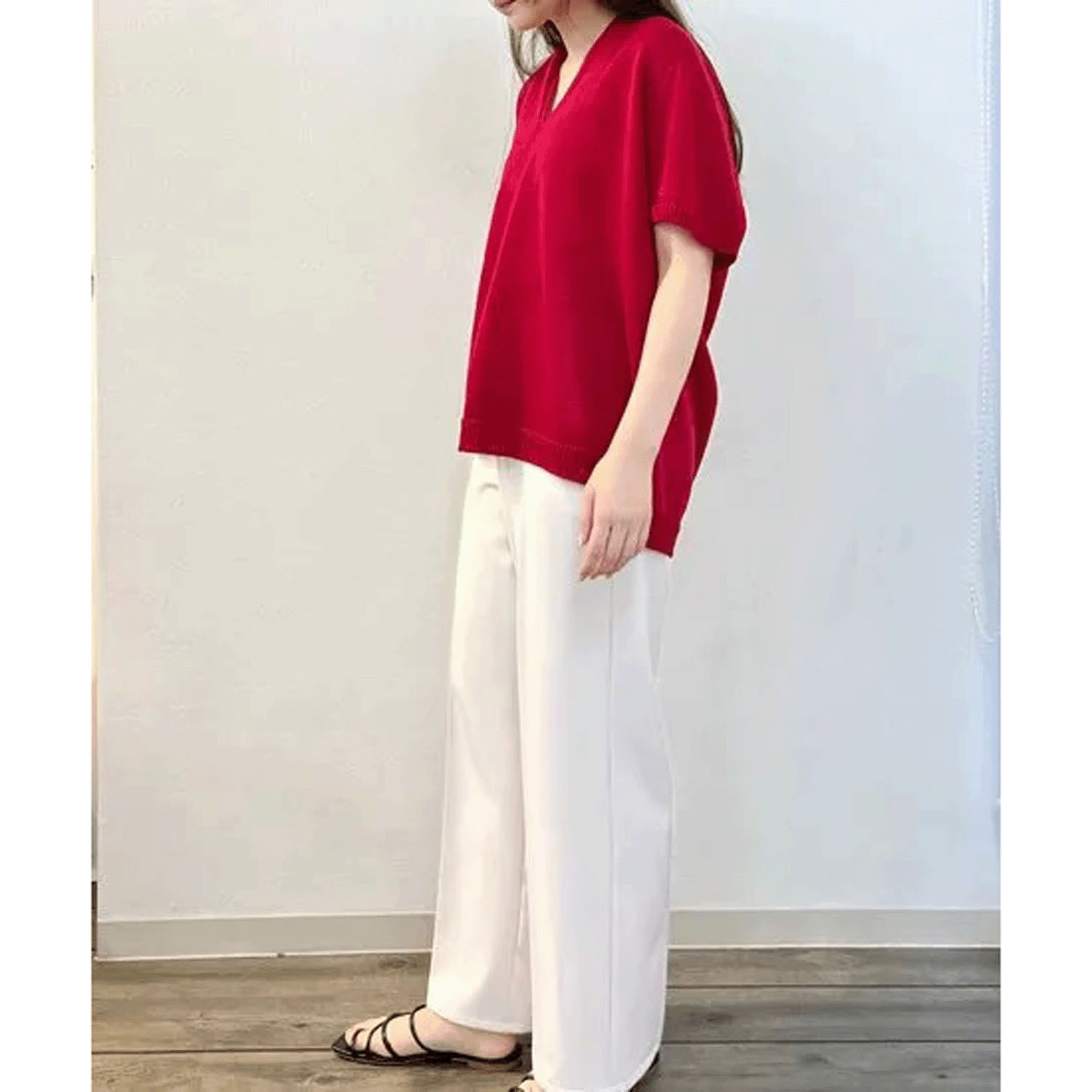 Vingtrois 擬麻コットンホールガーメントドルマン - 画像10