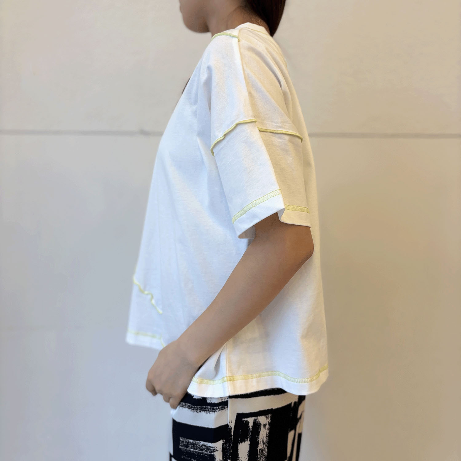 Vingtrois 配色メローTシャツ - 画像7