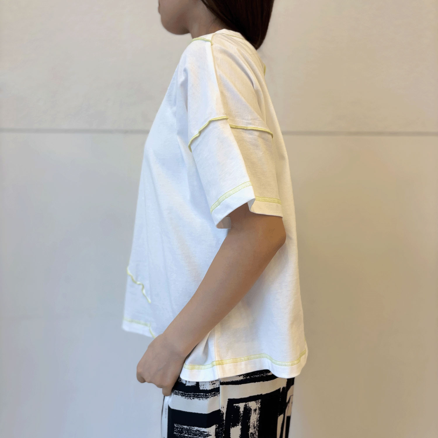 Vingtrois 配色メローTシャツ - 画像8