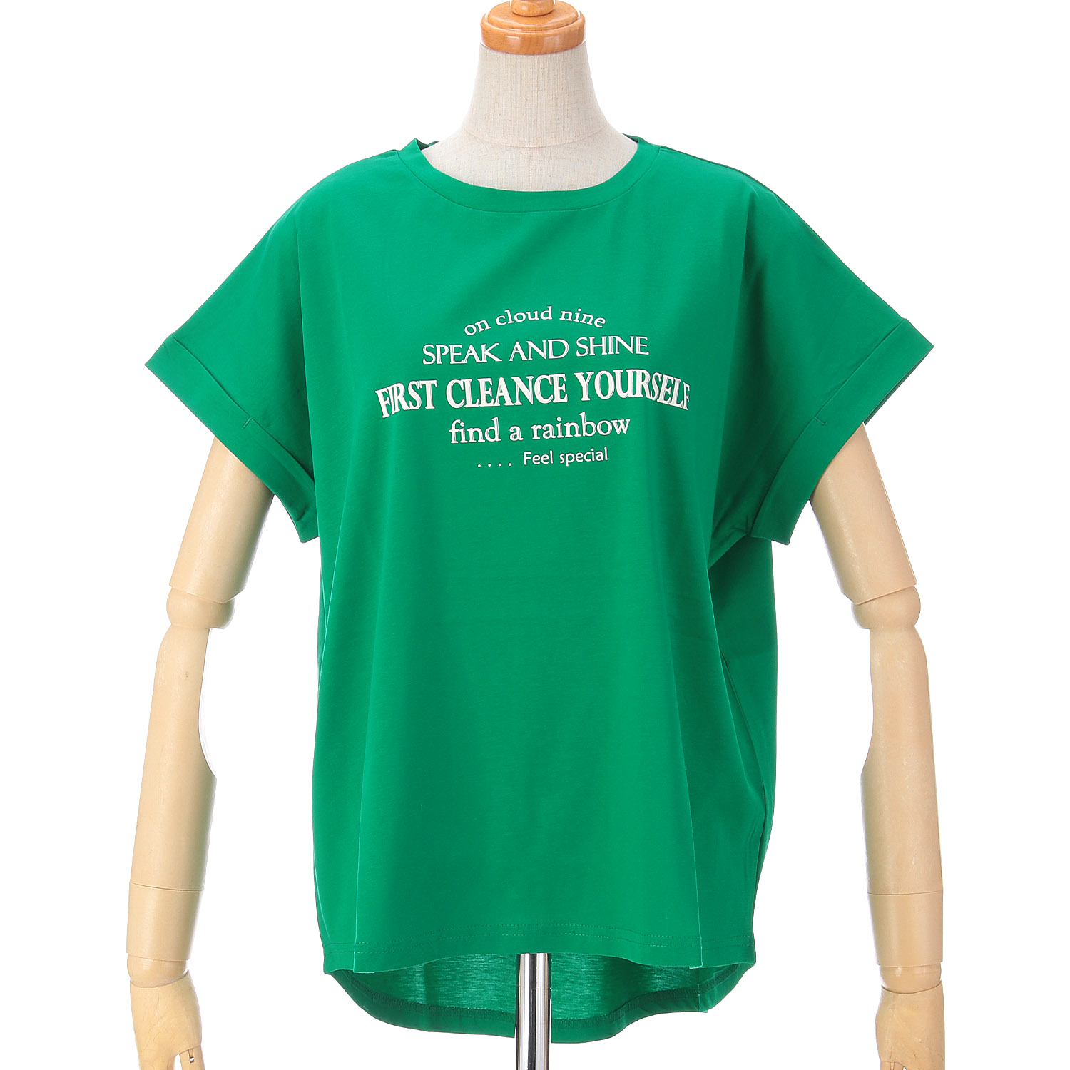 Vingtrois ドライタッチコットン英文ロゴ - 画像13