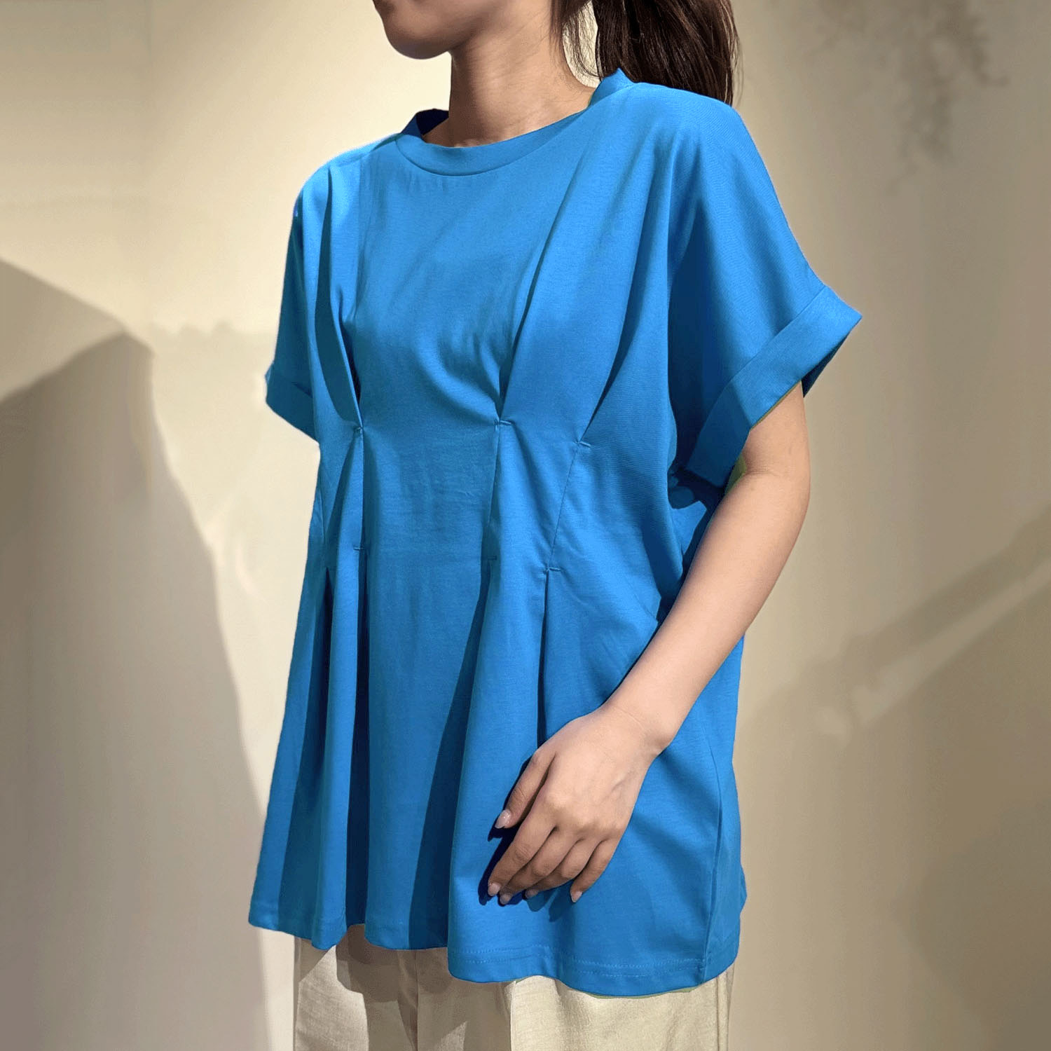 【Insta Live動画あり】Vingtrois  ドライタッチコットンタックT - 画像13