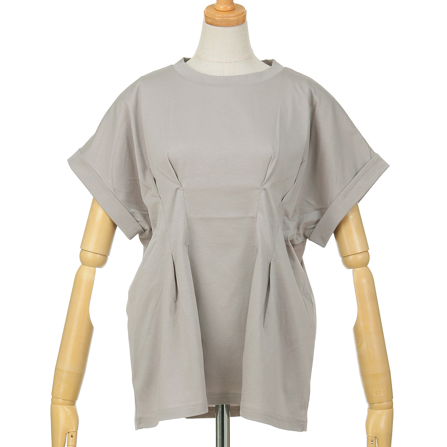 【Insta Live動画あり】Vingtrois  ドライタッチコットンタックT - 画像7