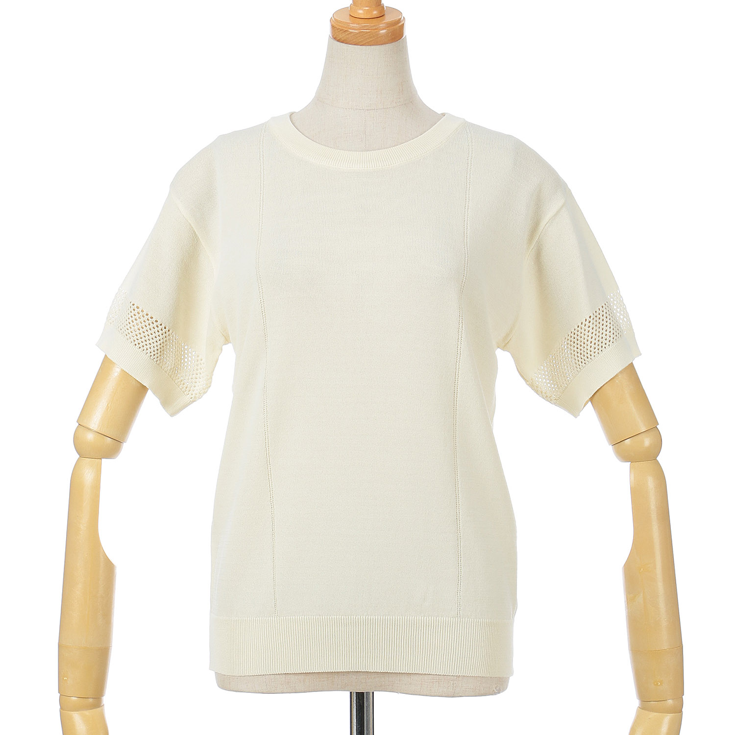 Palm Riche シンプルサマーニットトップス - 画像7