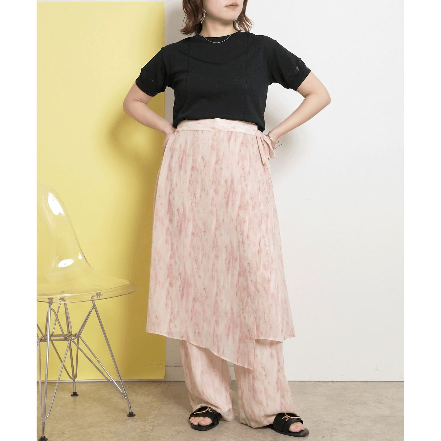 Palm Riche シンプルサマーニットトップス - 画像9