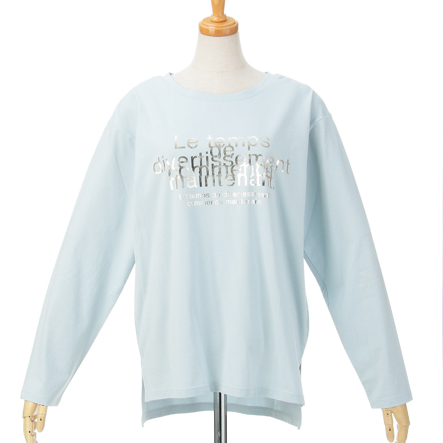 ザンパ シルバー箔ロゴロンティー - 画像5