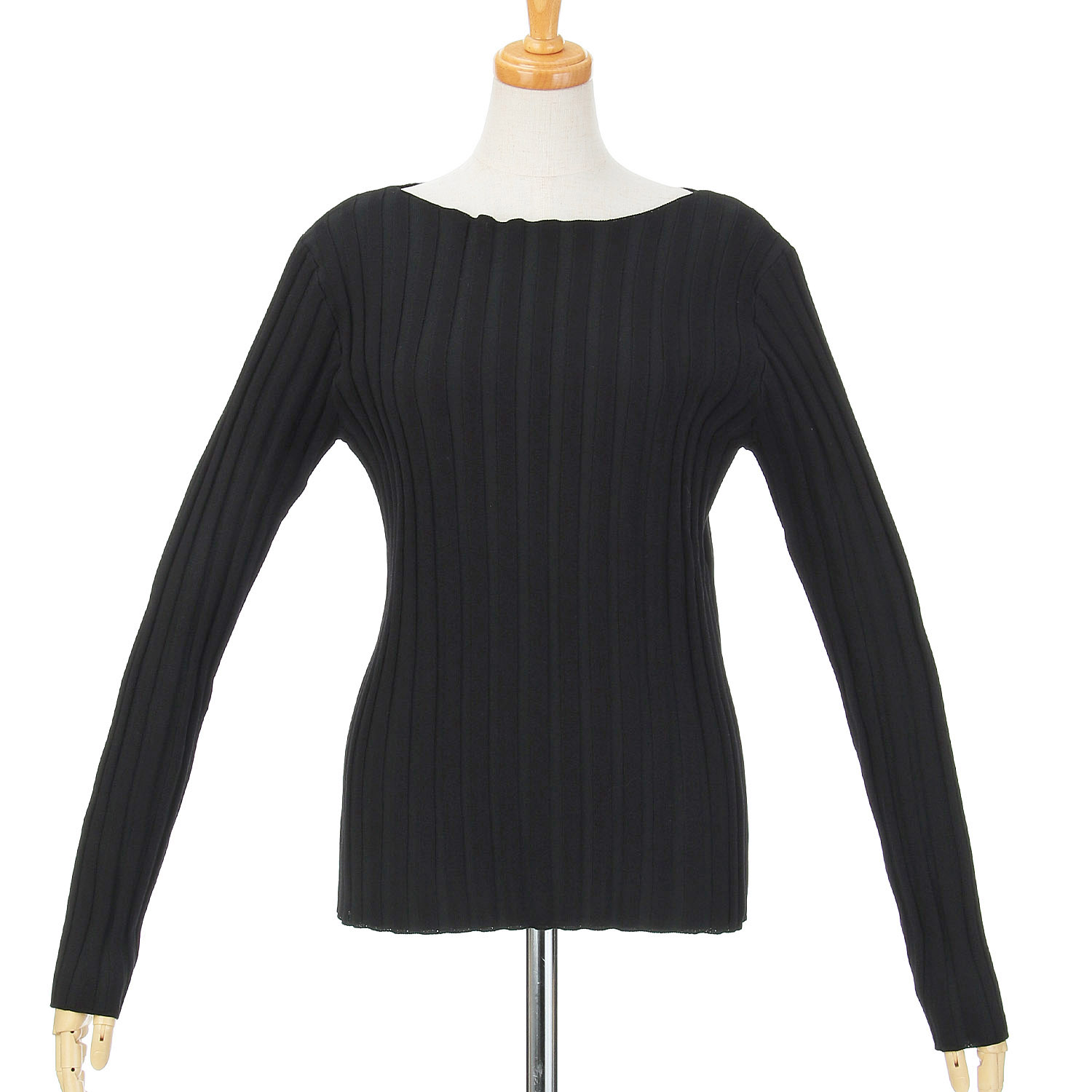 ザンパ ワイドリブボートネックプルオーバー - 画像3