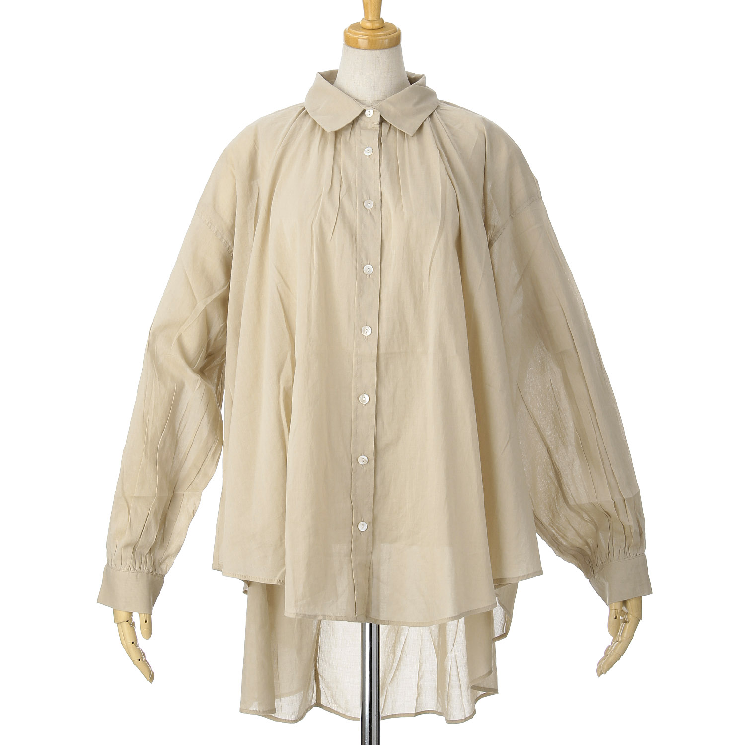 【Insta Live】ザンパ 綿ローンチュニックシャツ - 画像5