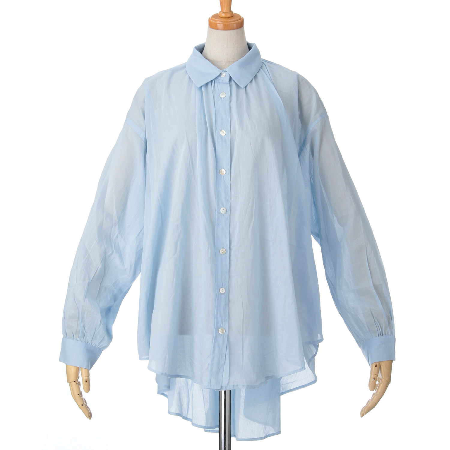 【Insta Live】ザンパ 綿ローンチュニックシャツ - 画像6