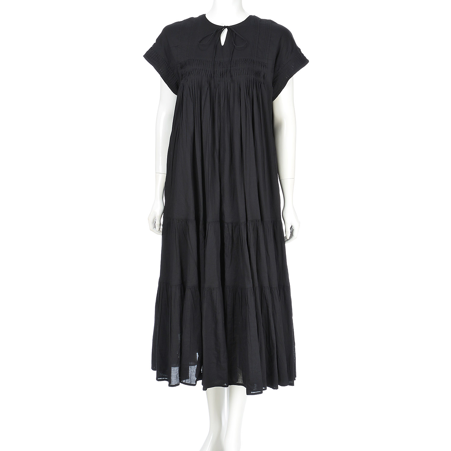 【Insta Live】Palm Riche インド綿 前後2WAYピンタックワンピース - 画像22