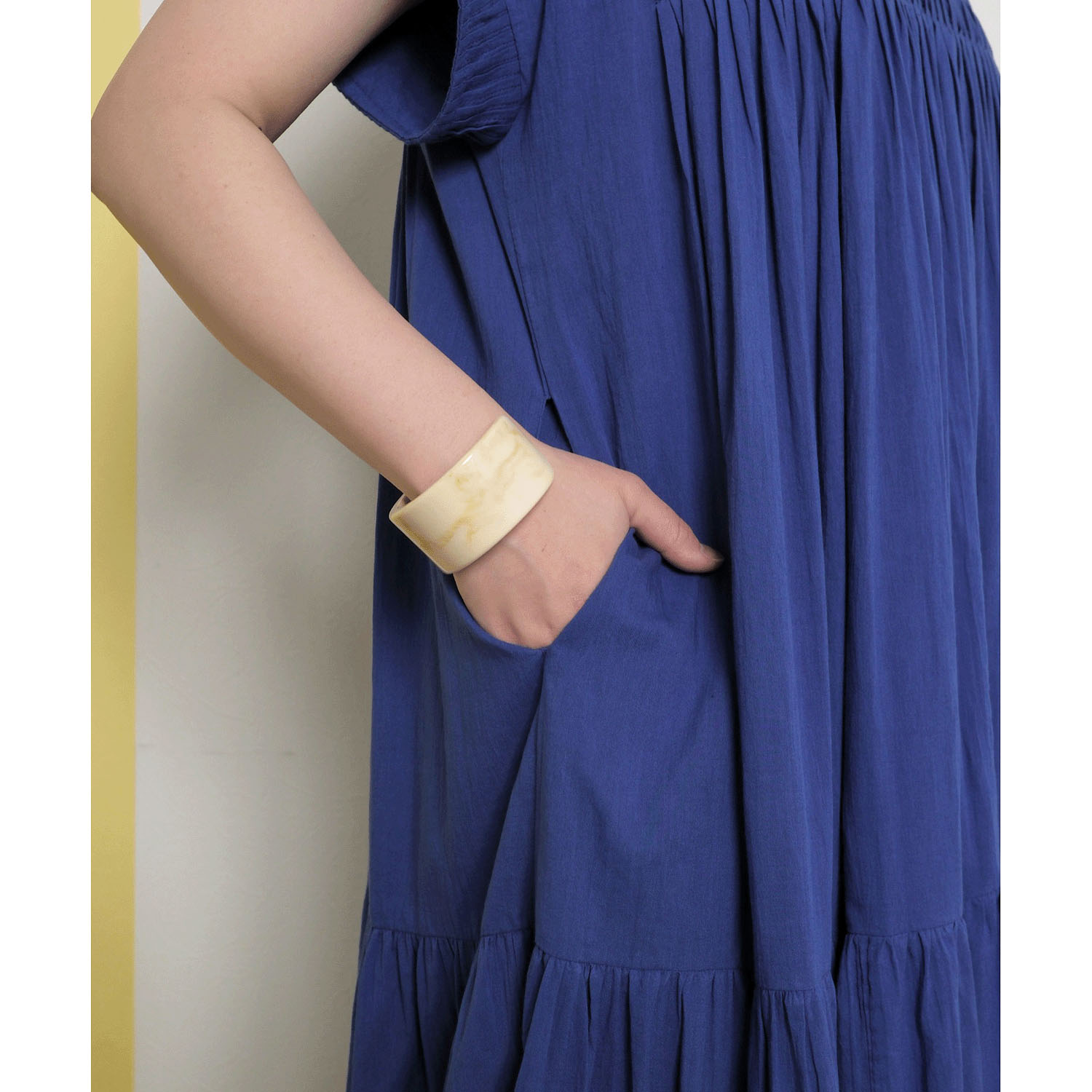 【Insta Live】Palm Riche インド綿 前後2WAYピンタックワンピース - 画像41