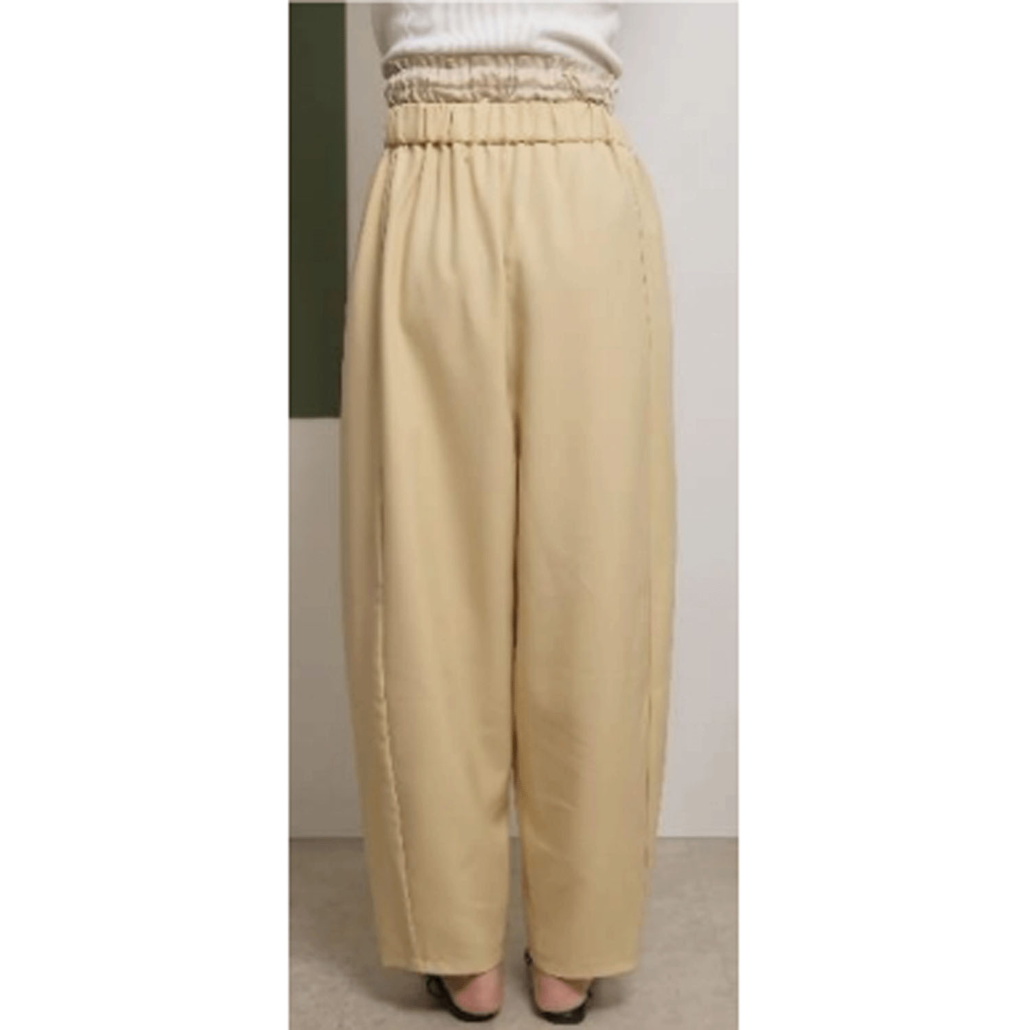 Palm Riche  ウエストレイヤードパンツ - 画像4