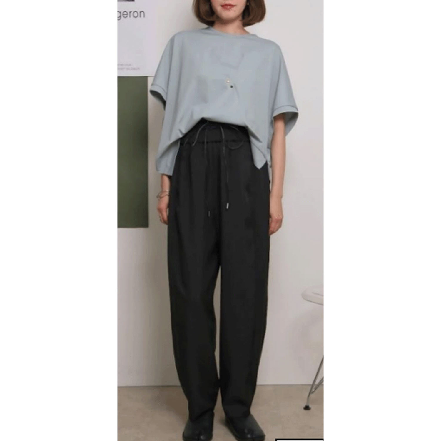 Palm Riche  ウエストレイヤードパンツ