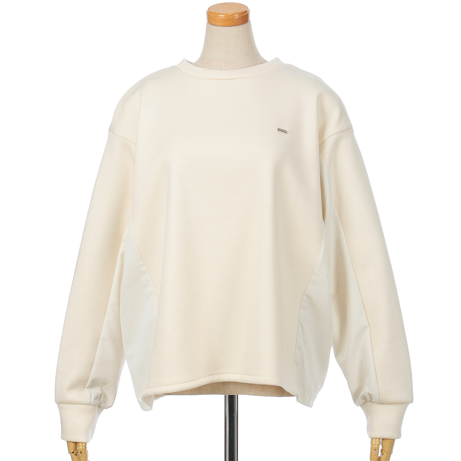 Emilyan ボンディングジャージ切替プルオーバー - 画像3