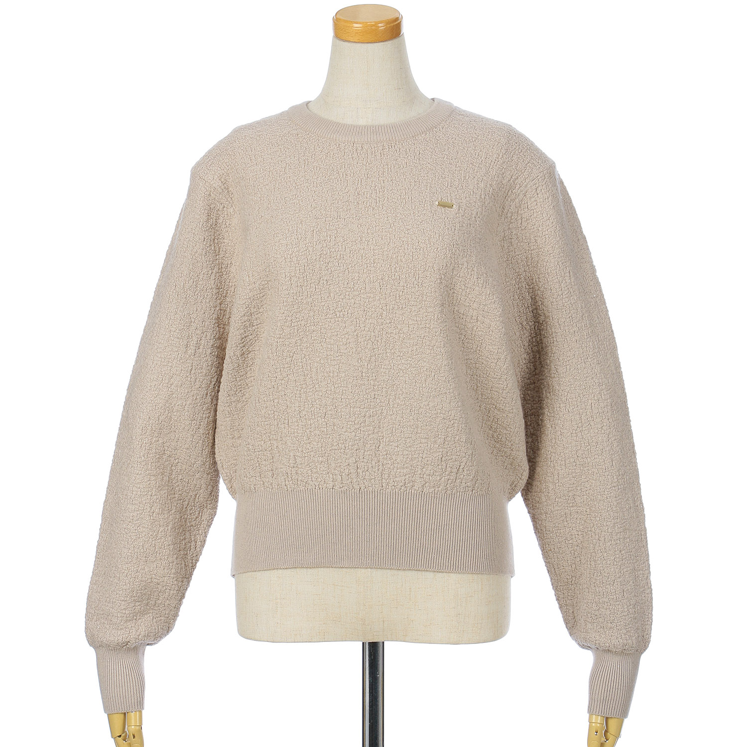 Emilyan ラメ入りふくれジャガードニット