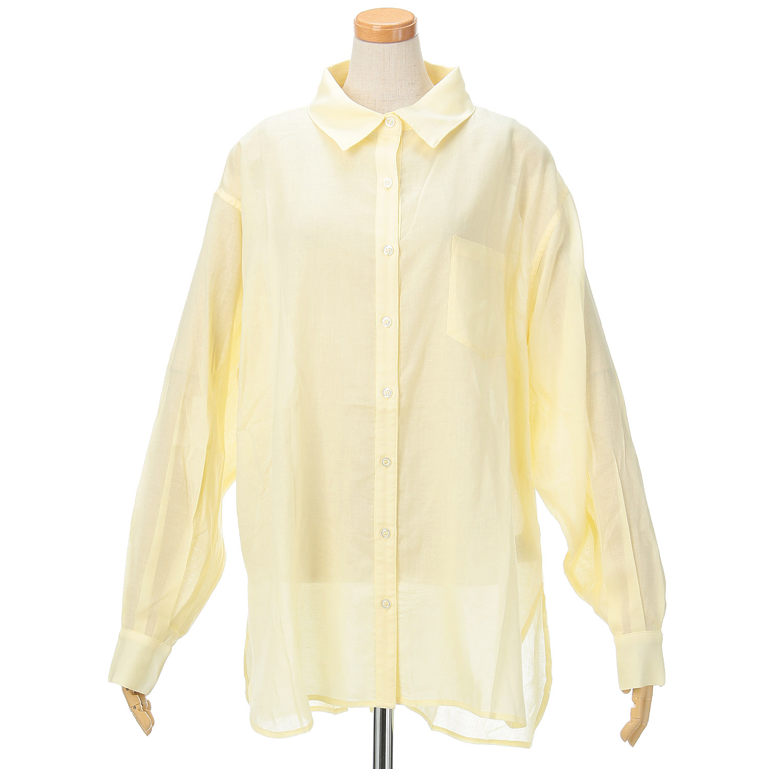 vingtrois リネン混シャツ - 画像12