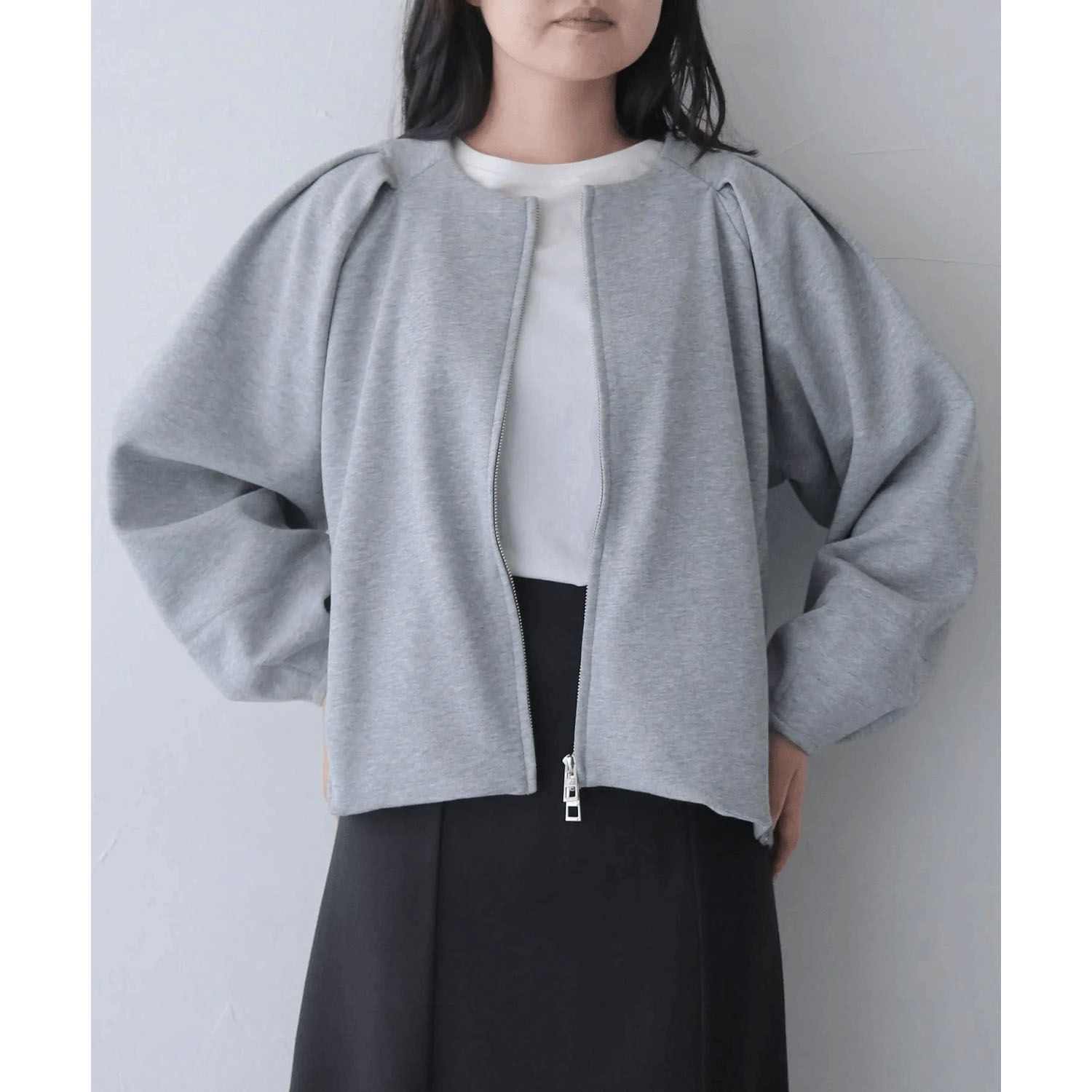 vingtrois タックスリーブブルゾン - 画像2