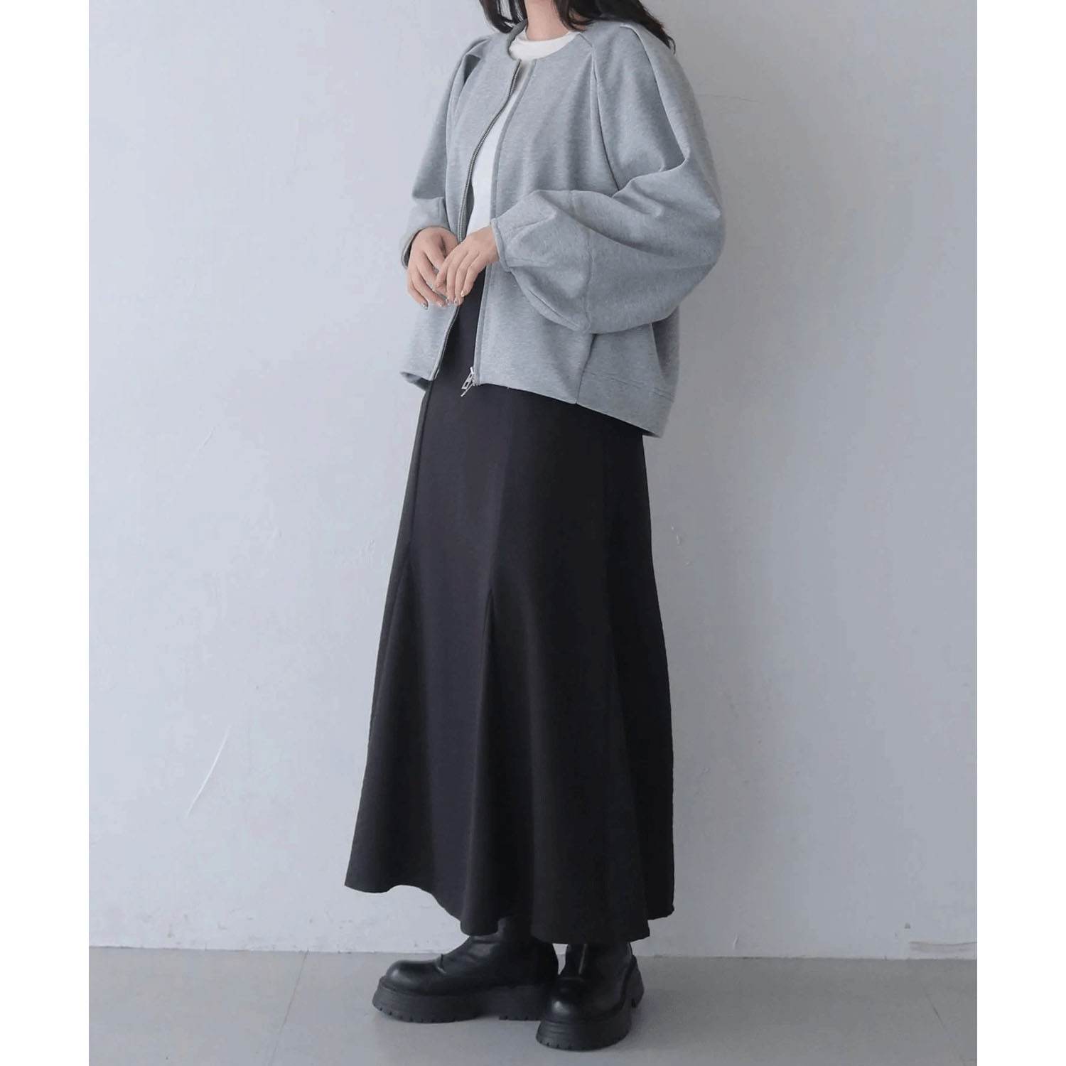 vingtrois タックスリーブブルゾン - 画像10