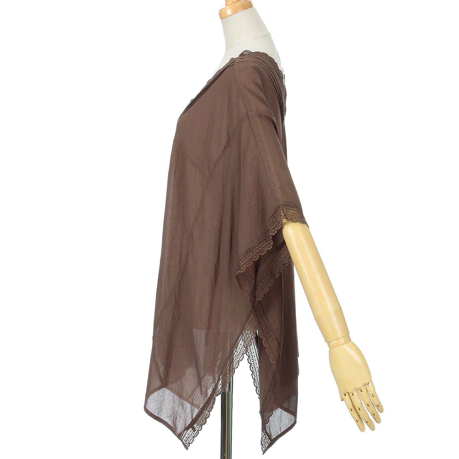 qout  T／R強撚気流染めブラウス - 画像2