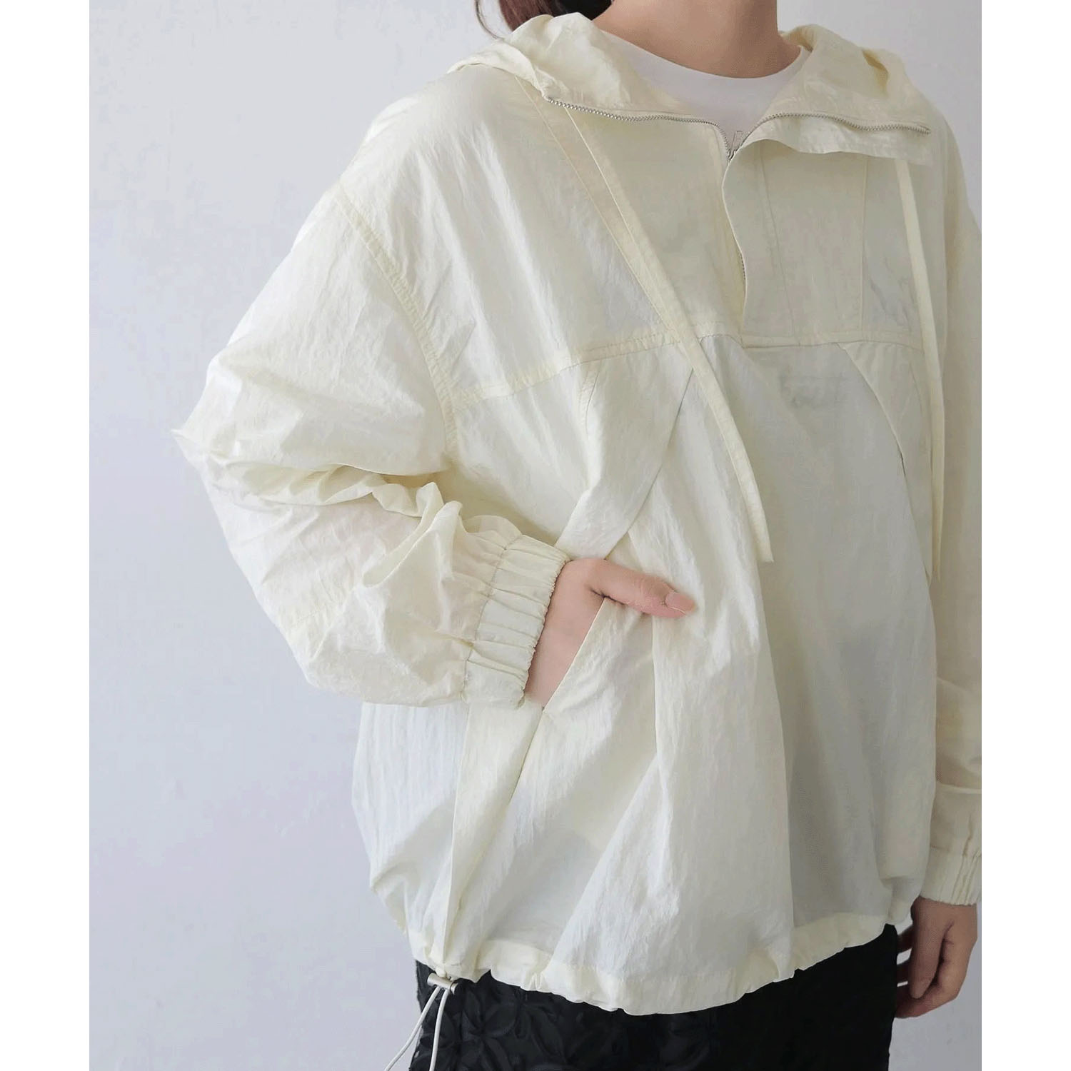 vingtrois  ブライトシアーアノラックパーカー - 画像11