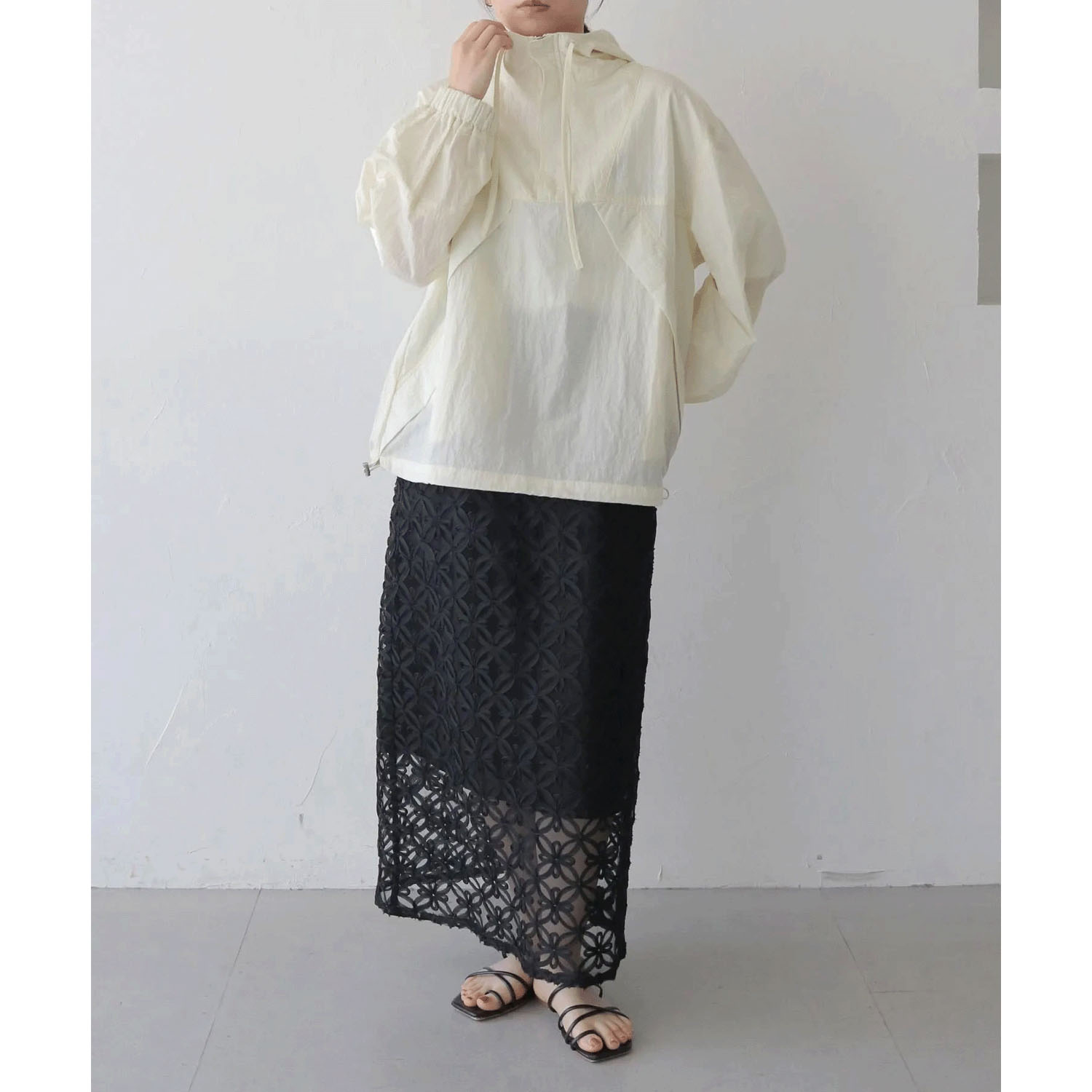 vingtrois  ブライトシアーアノラックパーカー - 画像7