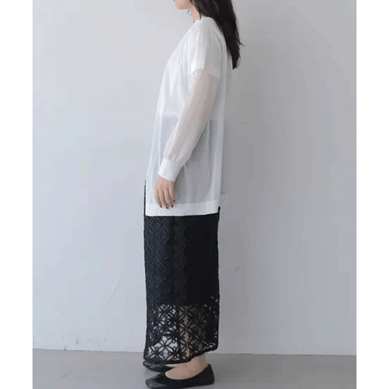 vingtrois レーヨンナイロンミドルトッパー - 画像12