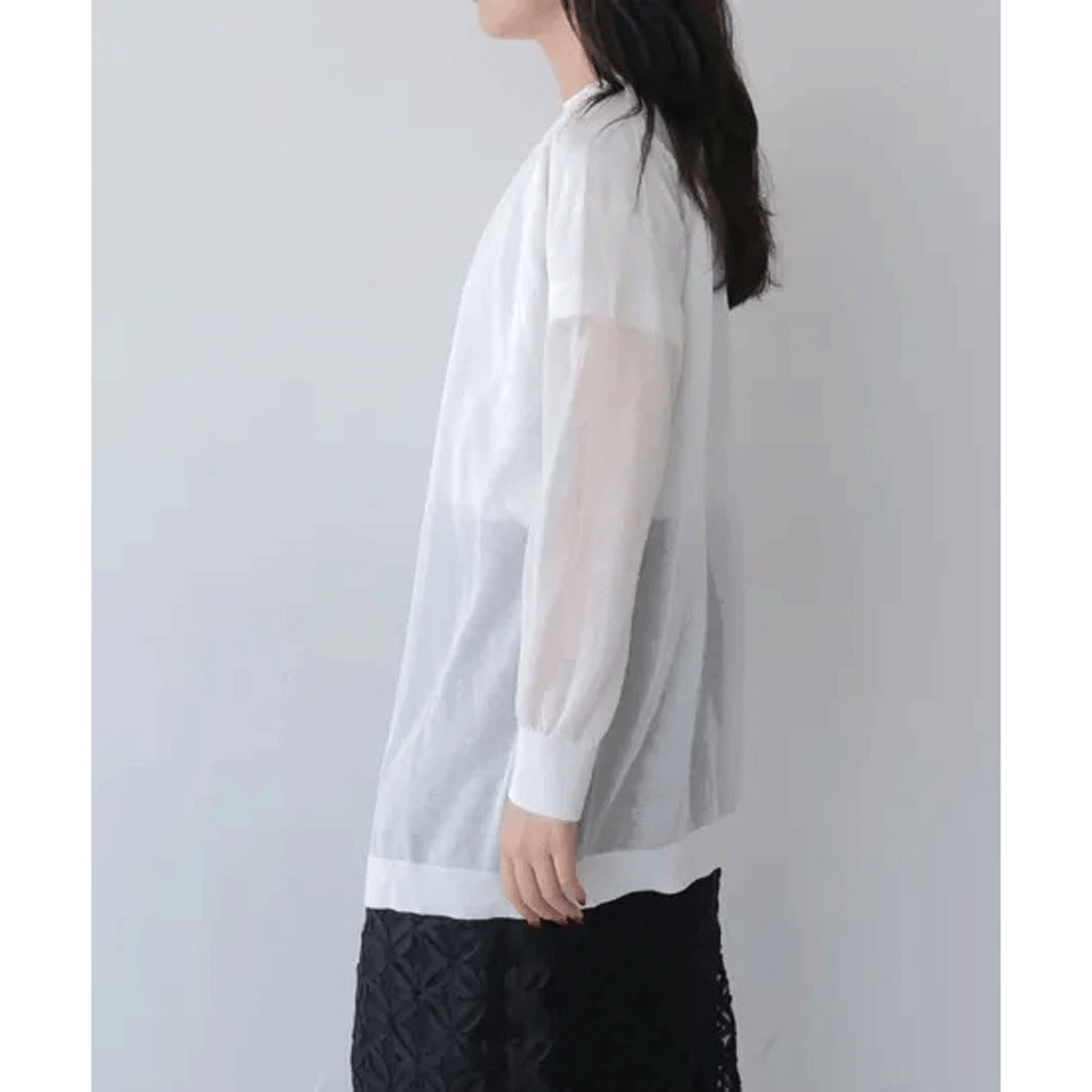 vingtrois レーヨンナイロンミドルトッパー - 画像7