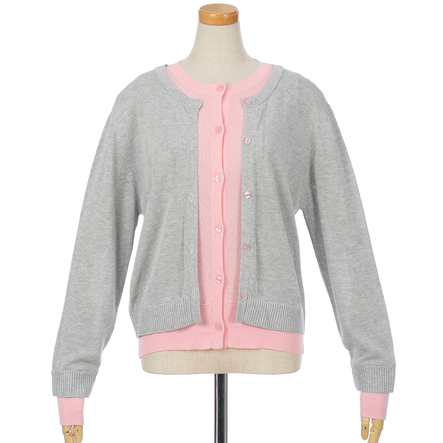 【Insta Live】vingtrois レイヤード風カーデ - 画像2