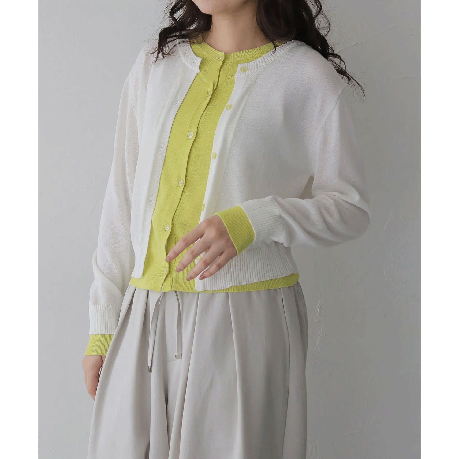 【Insta Live】vingtrois レイヤード風カーデ - 画像5