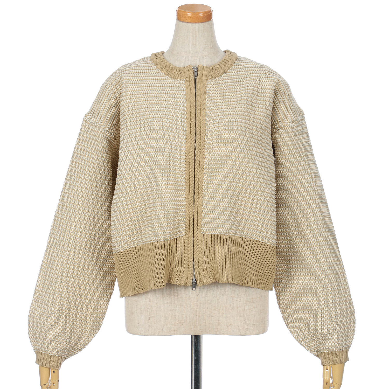 vingtrois ボーダーニットカーデ - 画像16