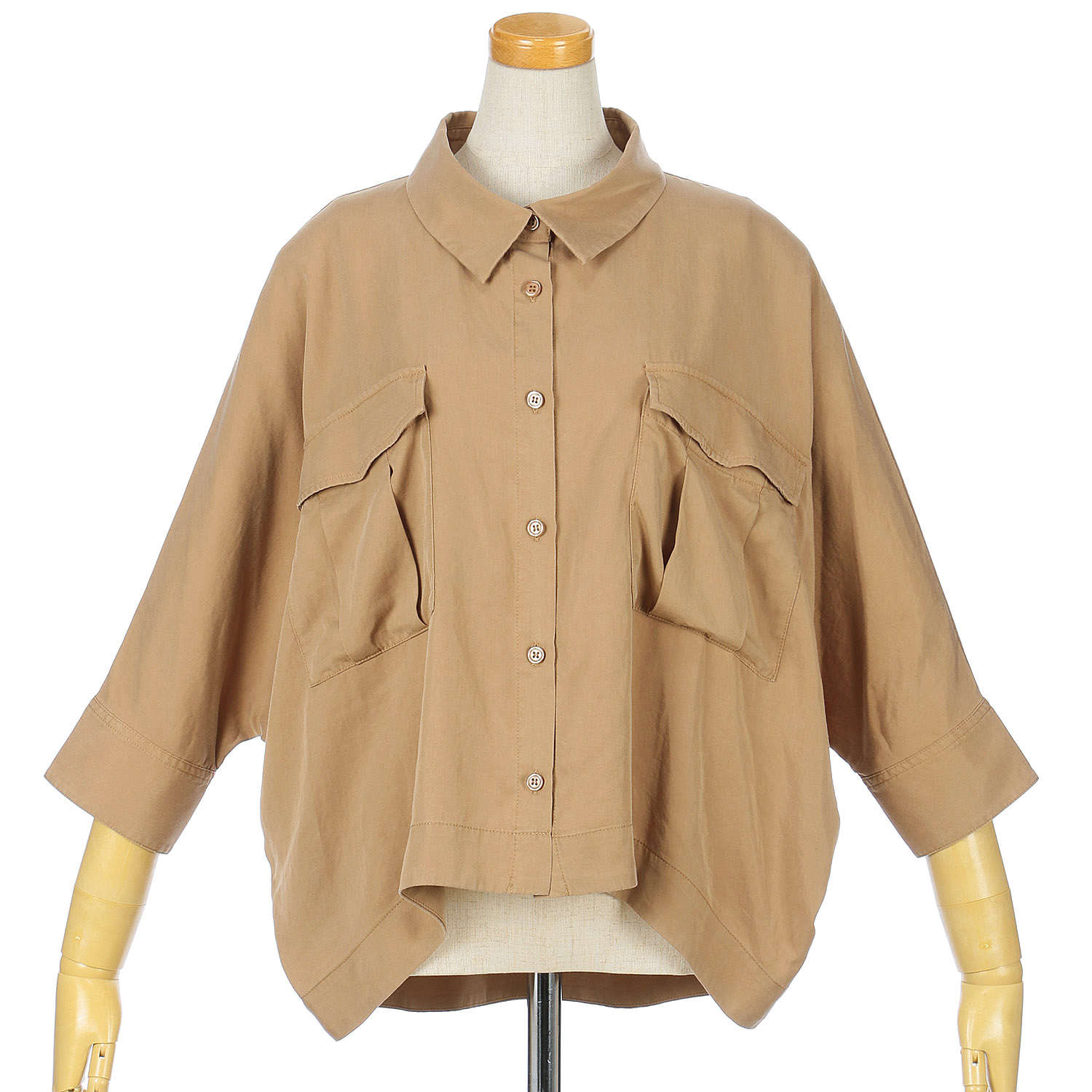 【Insta Live】33℃  バイオテンセル胸ポケとろみシャツ - 画像16