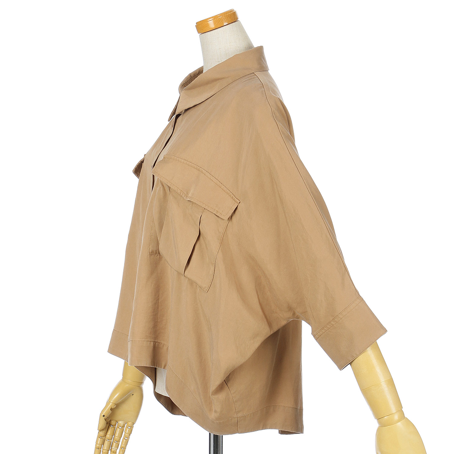 【Insta Live】33℃  バイオテンセル胸ポケとろみシャツ - 画像17