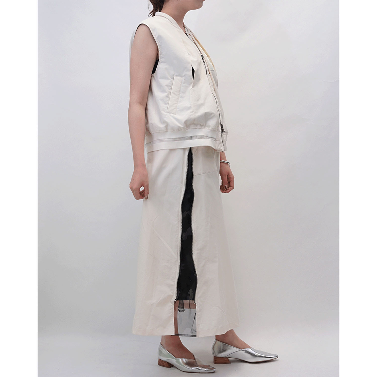 33℃／サイドZIP迷彩フレアスカート - 画像10