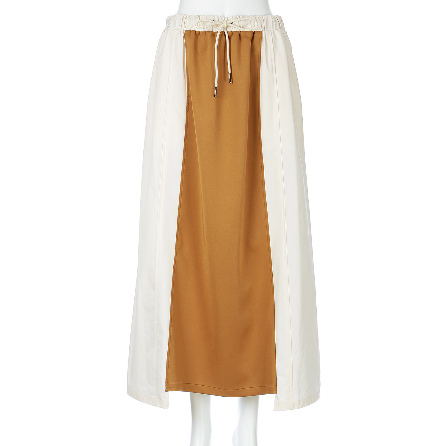 33℃ ライトポンチ×ナイロン切替サイドラインフレアスカート - 画像13