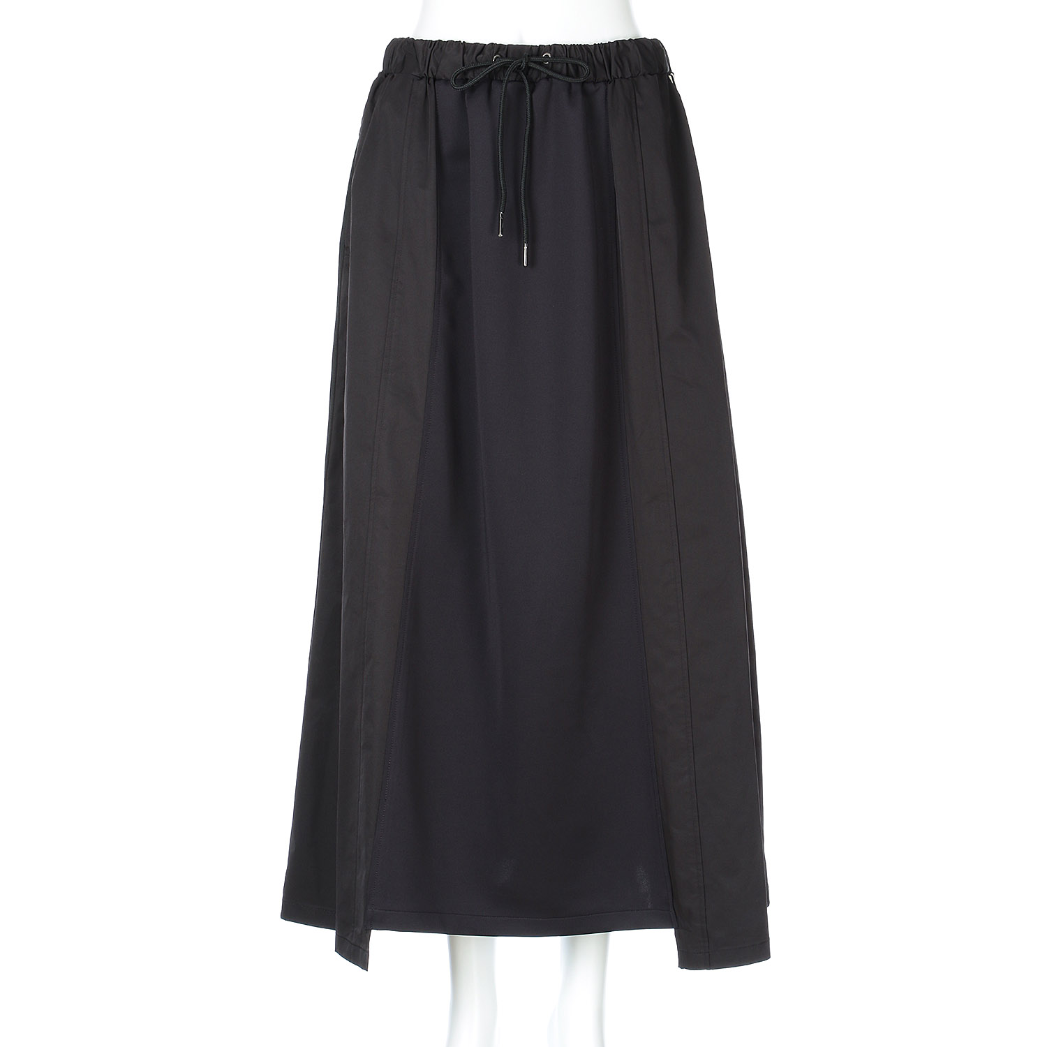 33℃ ライトポンチ×ナイロン切替サイドラインフレアスカート - 画像3