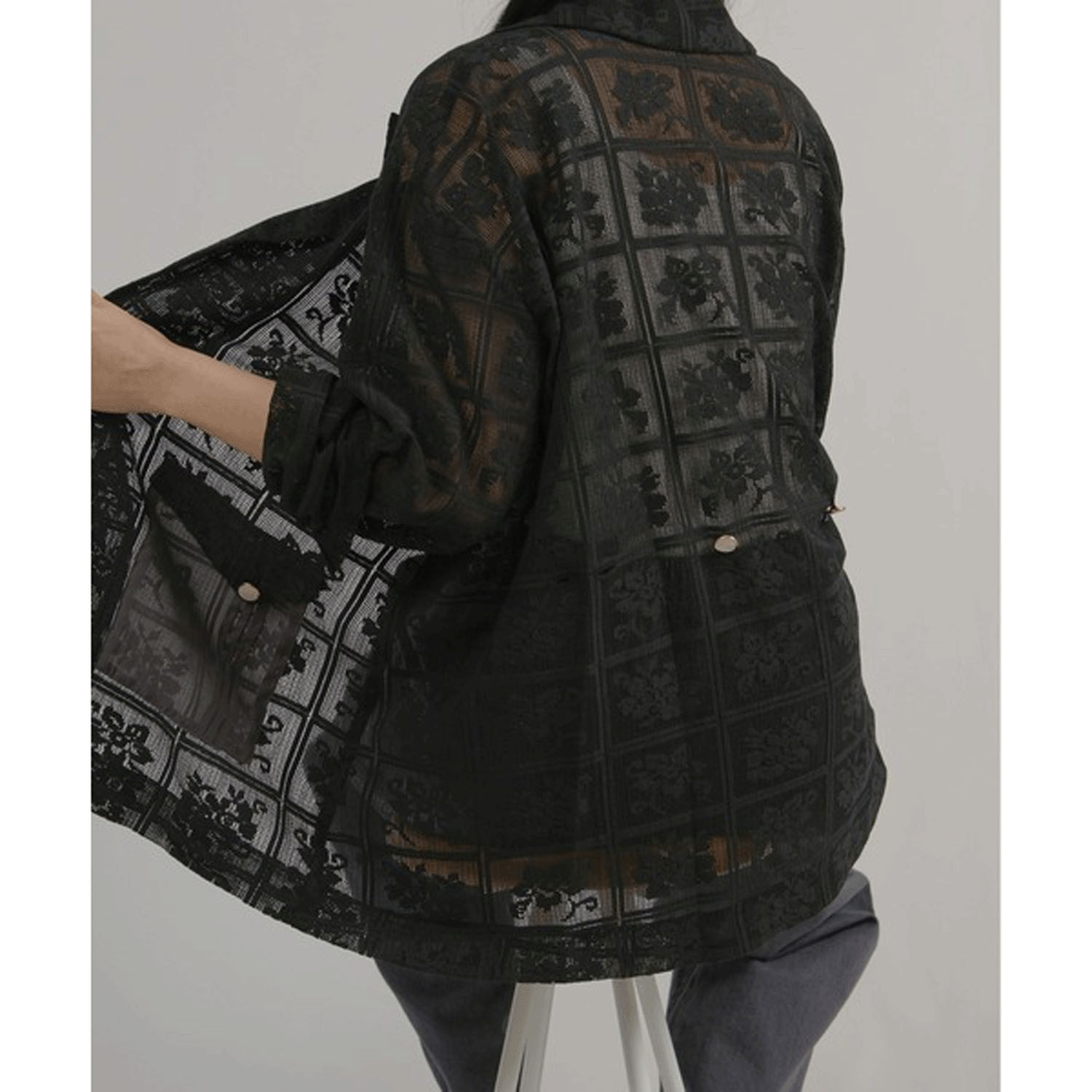 Palm Riche 2WAYレースジャケット - 画像16