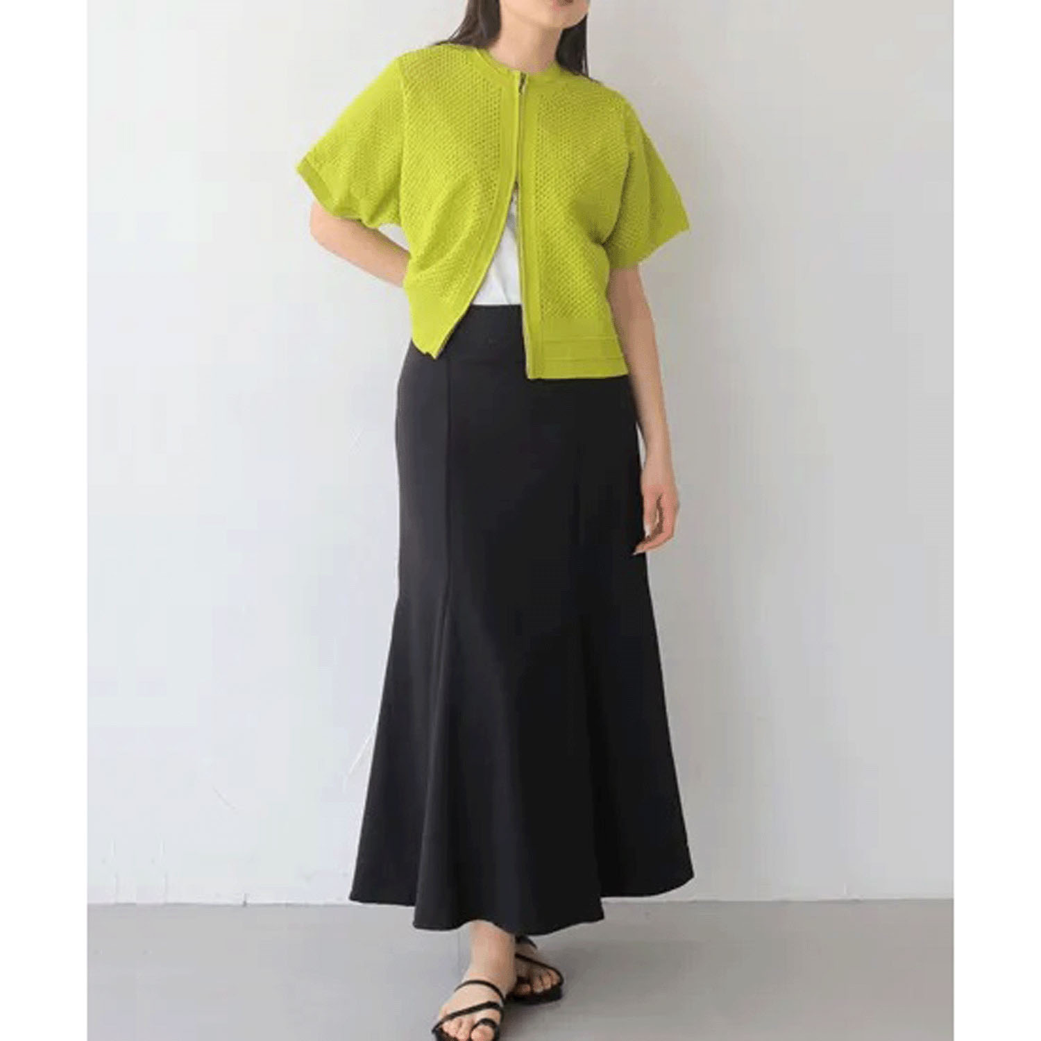 Vingtrois メッシュカーディガン - 画像2