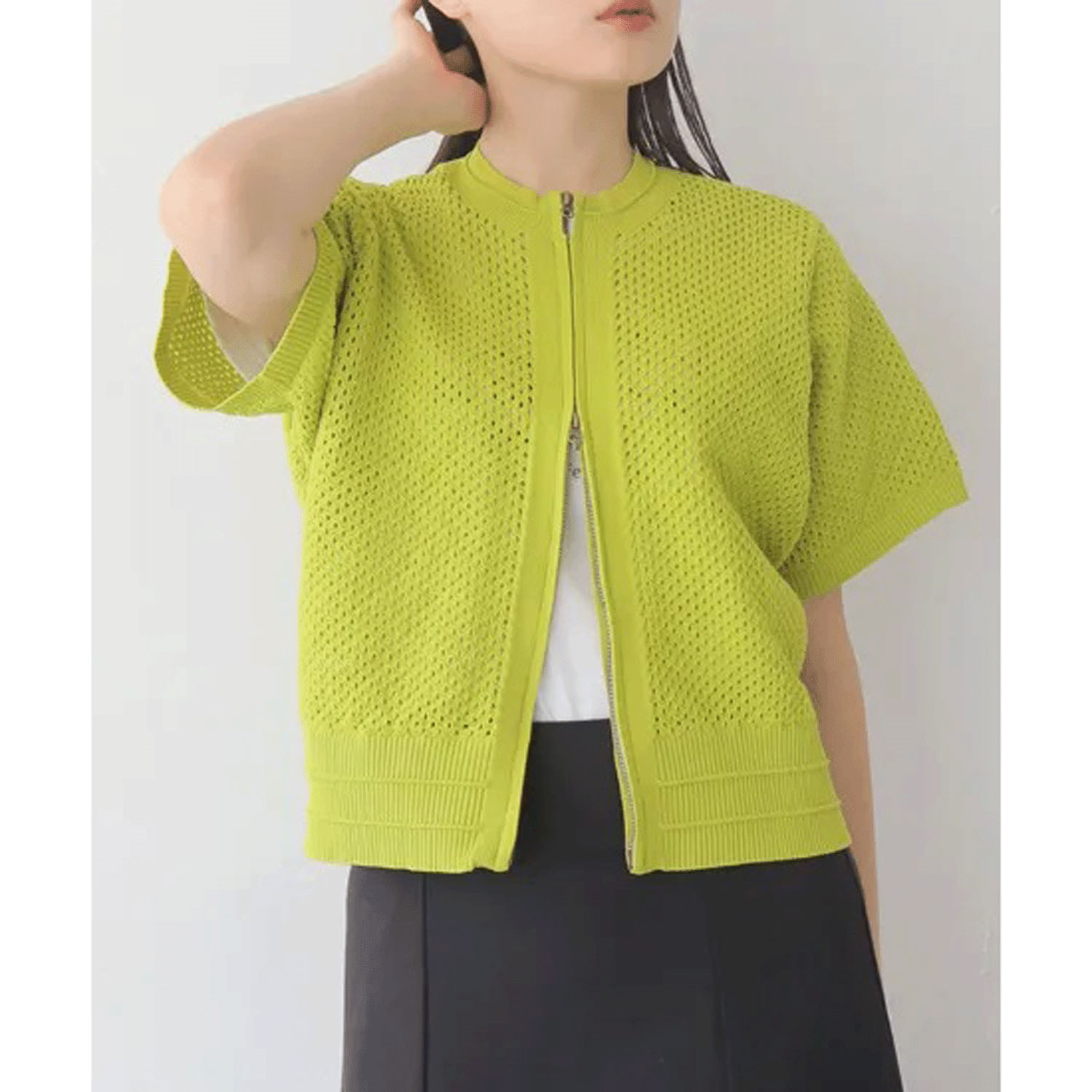 Vingtrois メッシュカーディガン - 画像20