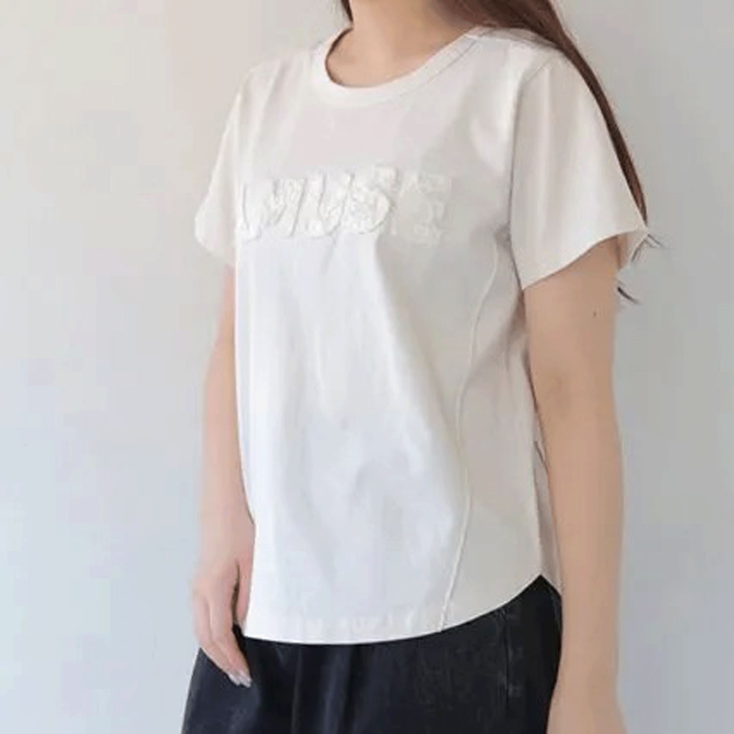 【Insta Live】【動画あり】Vingtrois パッチワークロゴTシャツ